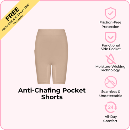 Anti-Chafing Pocket Shorts