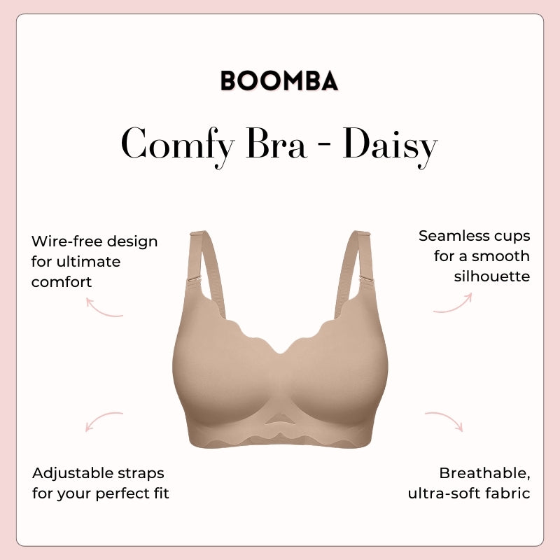 BOOMBA Comfy Bra - Daisy