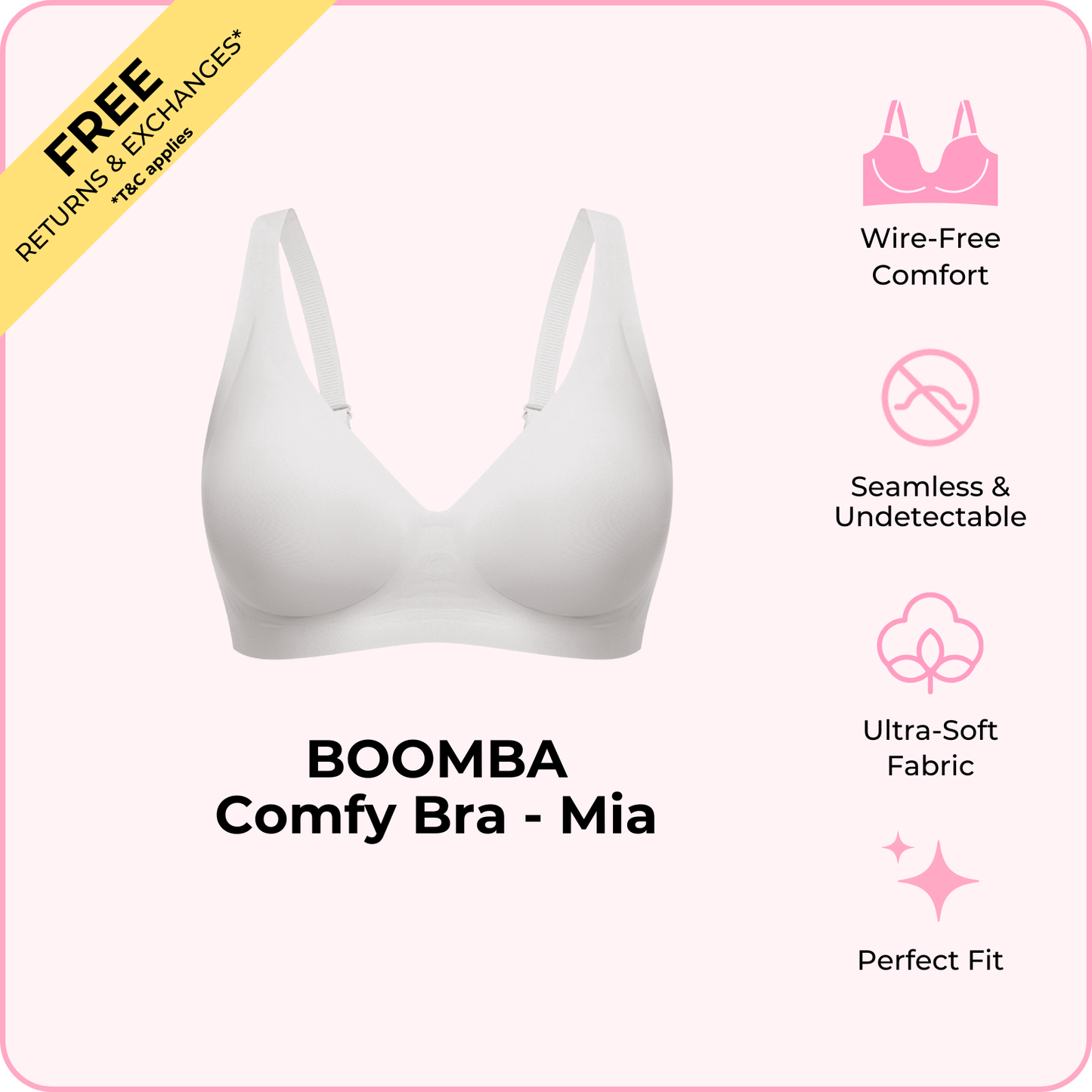 BOOMBA Comfy Bra - Mia