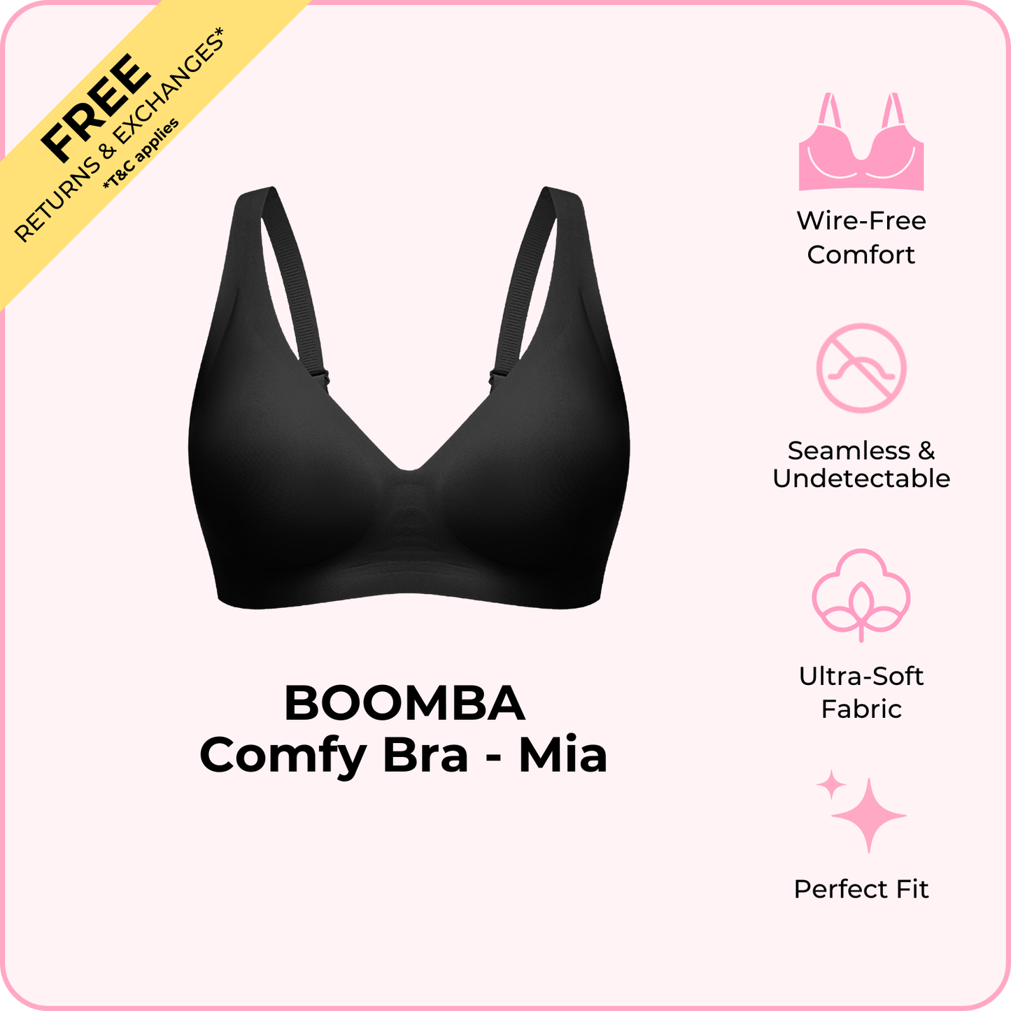 BOOMBA Comfy Bra - Mia