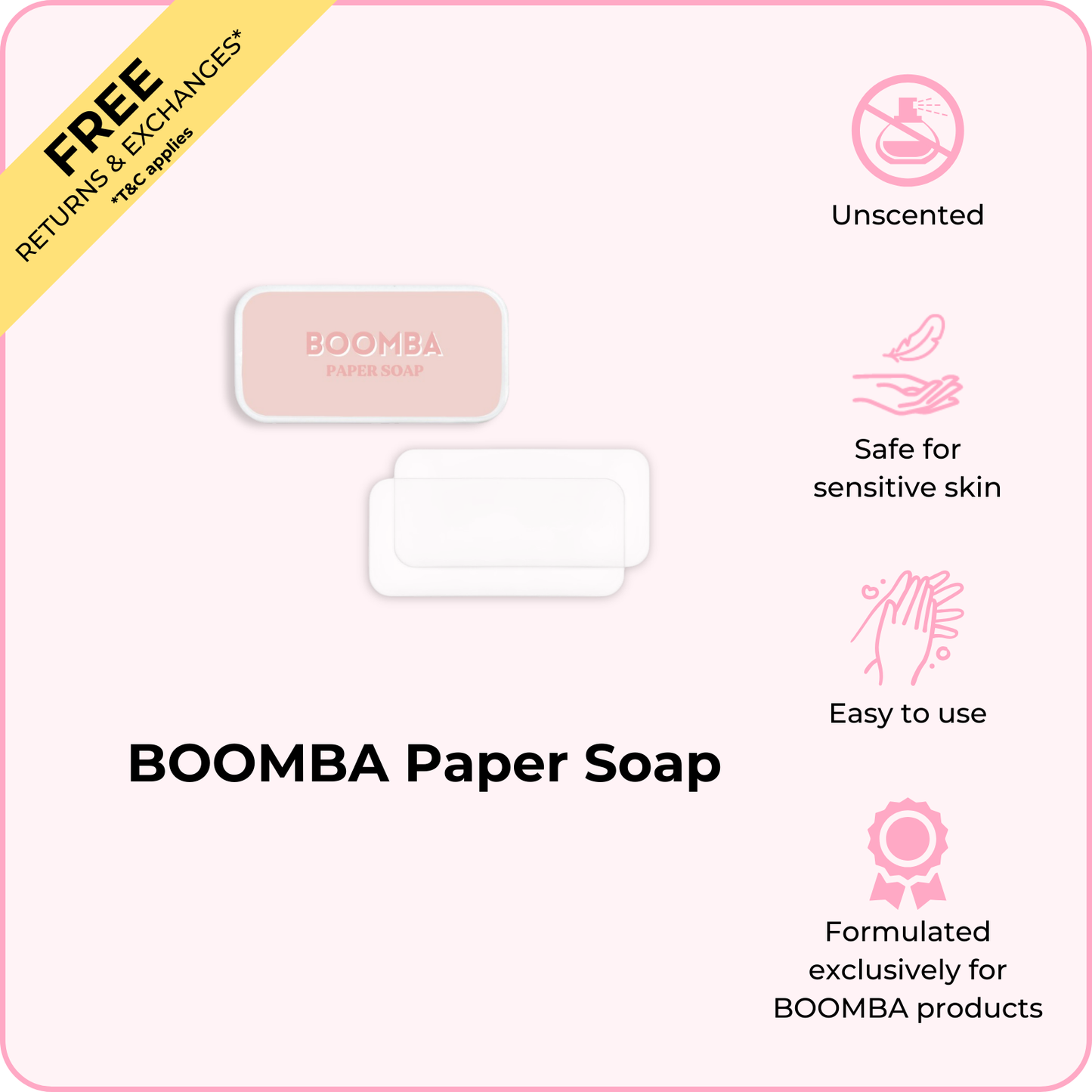 BOOMBA Paper Soap