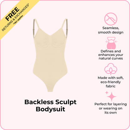 Backless Sculpt Bodysuit