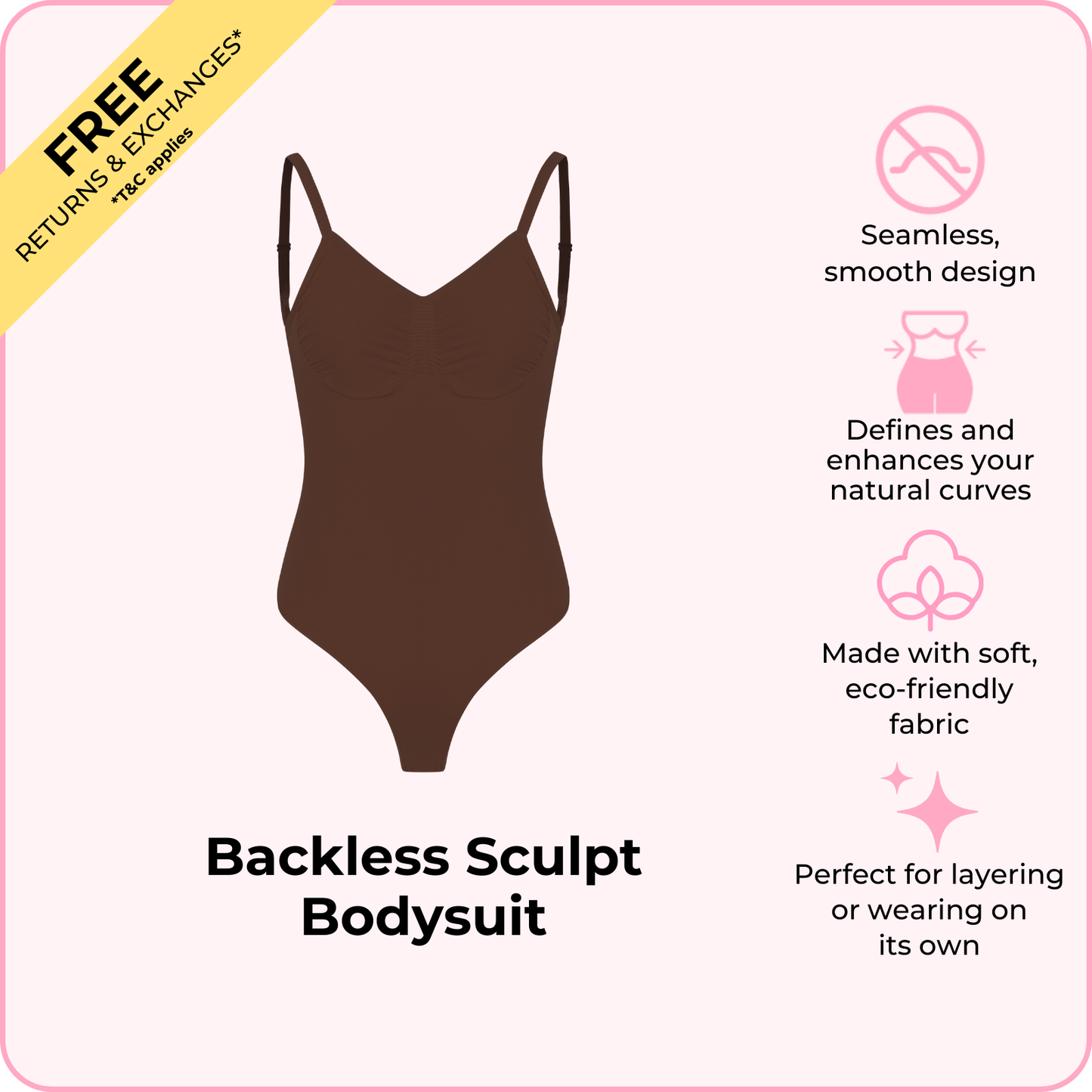 Backless Sculpt Bodysuit