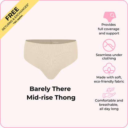 Barely There Mid-rise Thong