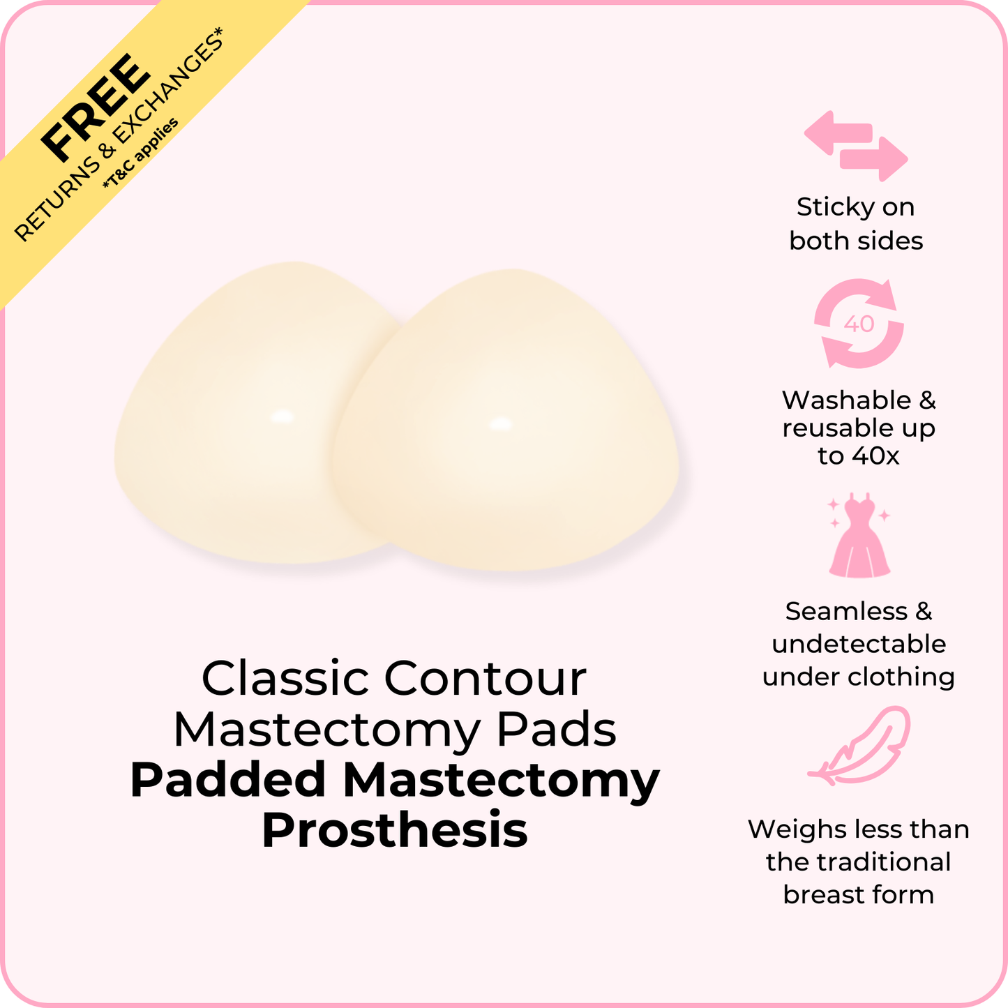 Classic Contour Mastectomy Pads
