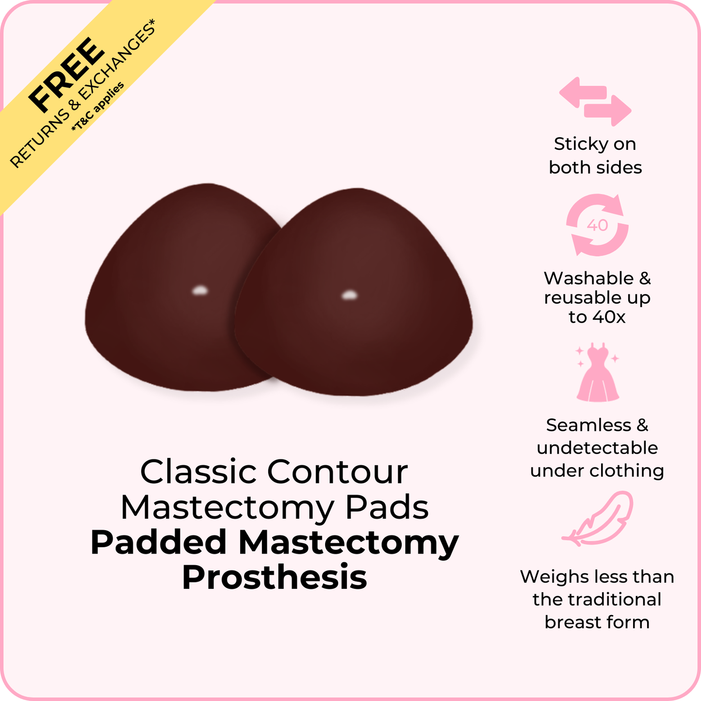 Classic Contour Mastectomy Pads