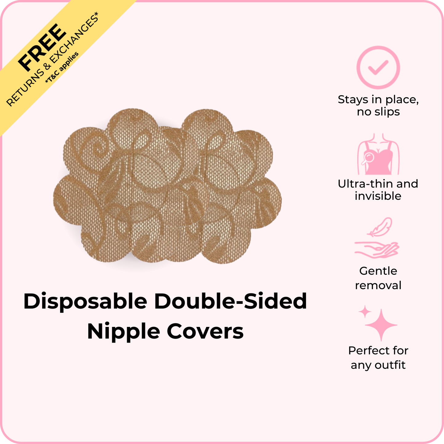 Disposable Double-Sided Nipple Covers