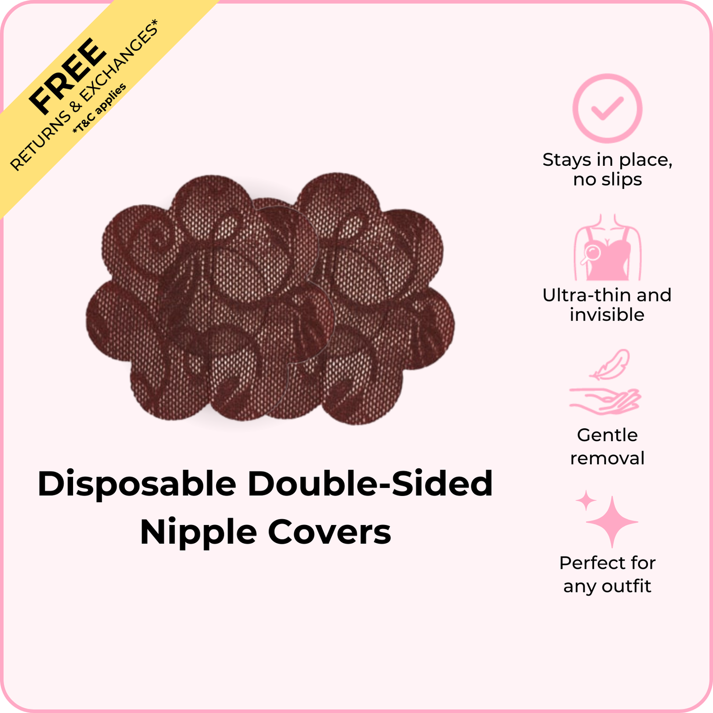 Disposable Double-Sided Nipple Covers