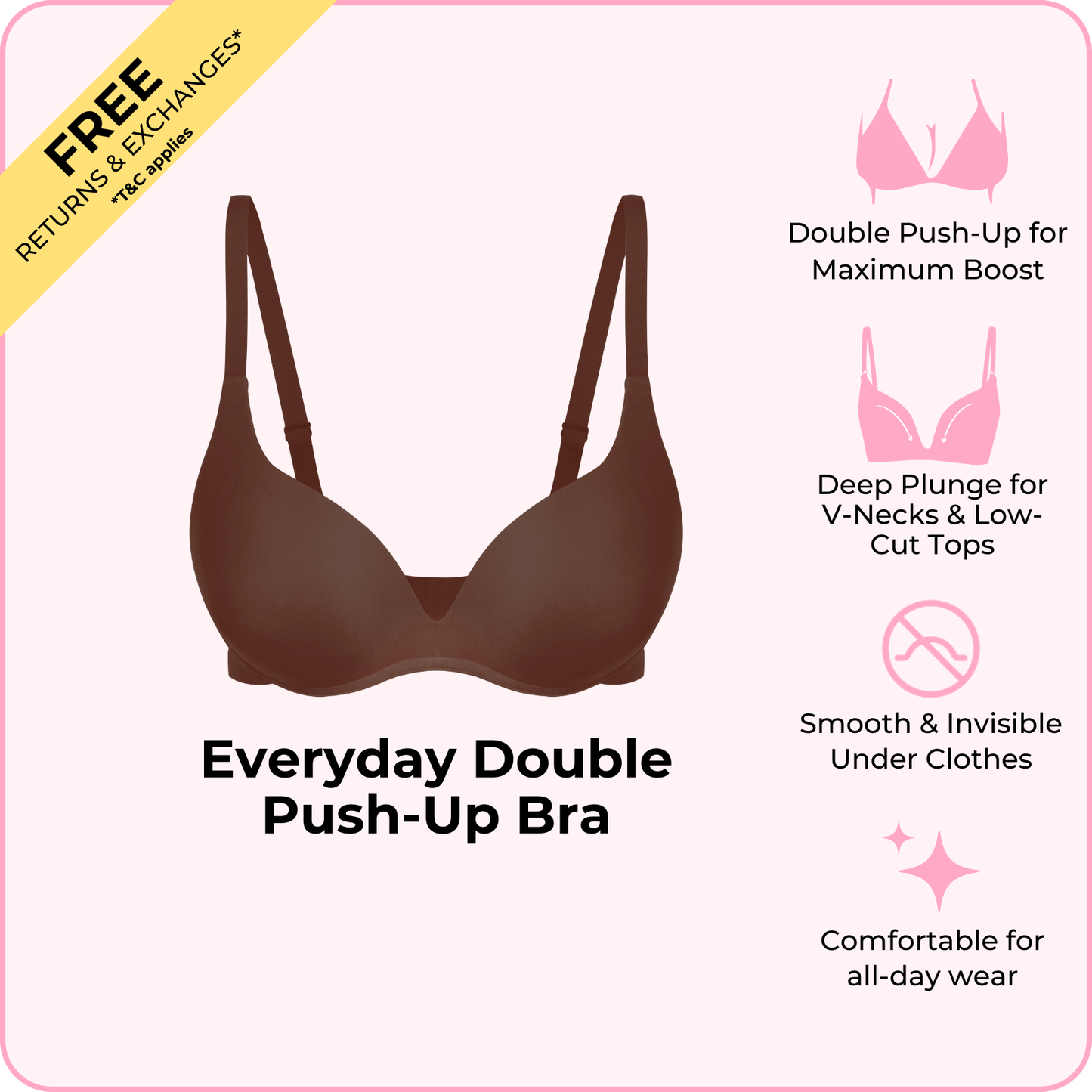 Everyday Double Push-Up Bra