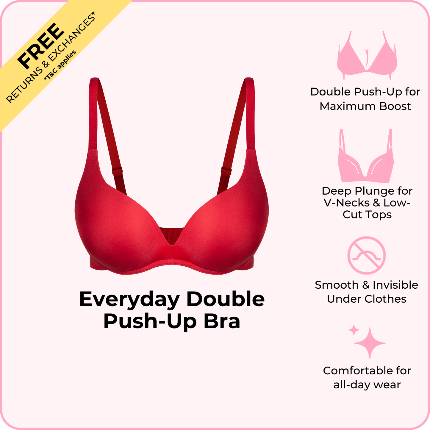 Everyday Double Push-Up Bra