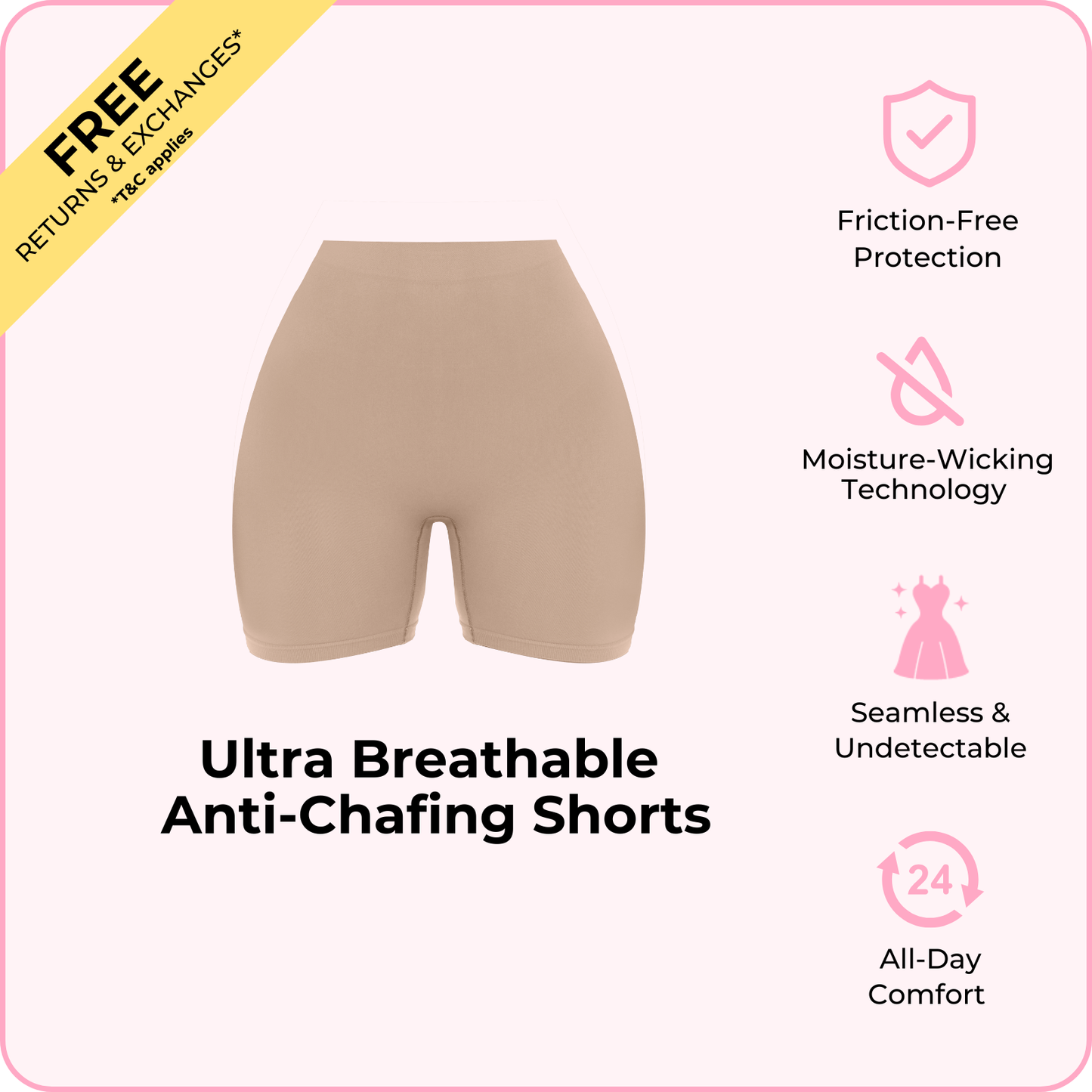 Ultra Breathable Anti-Chafing Shorts