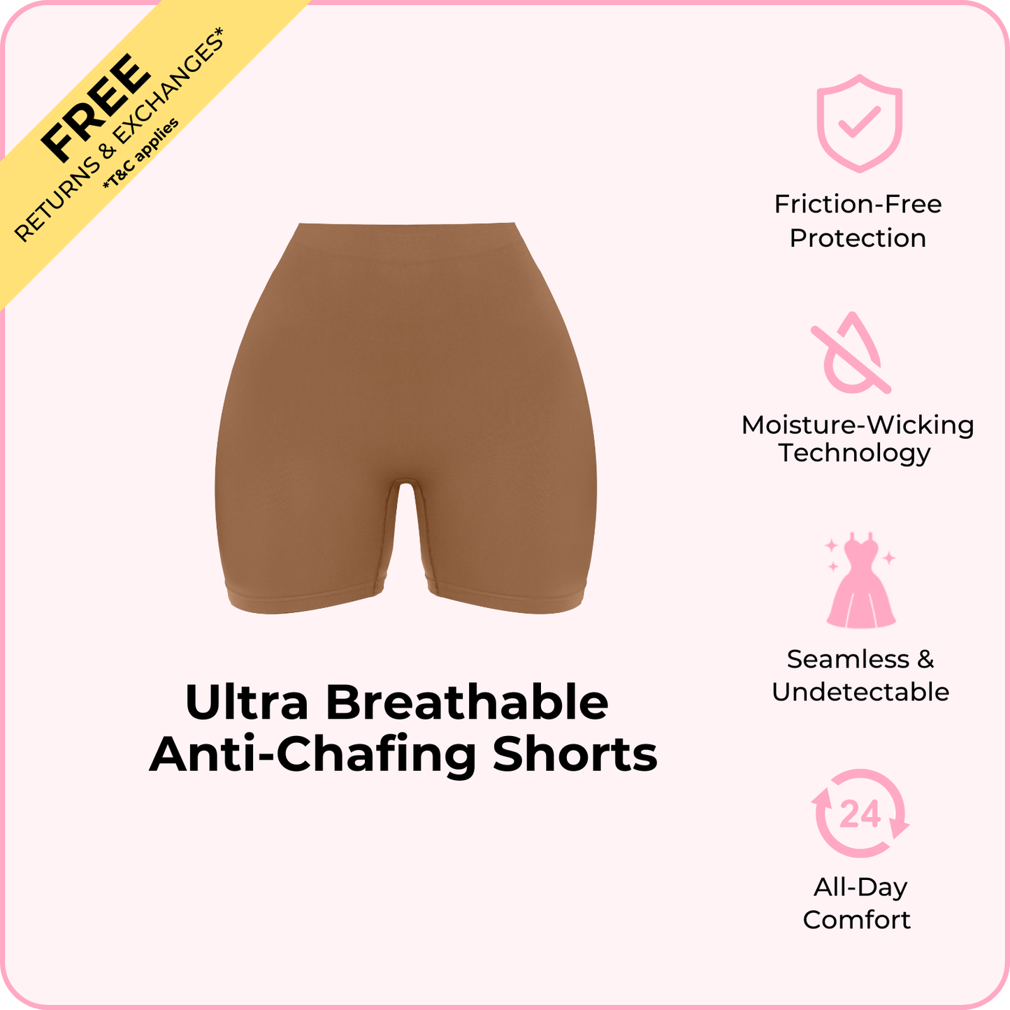 Ultra Breathable Anti-Chafing Shorts