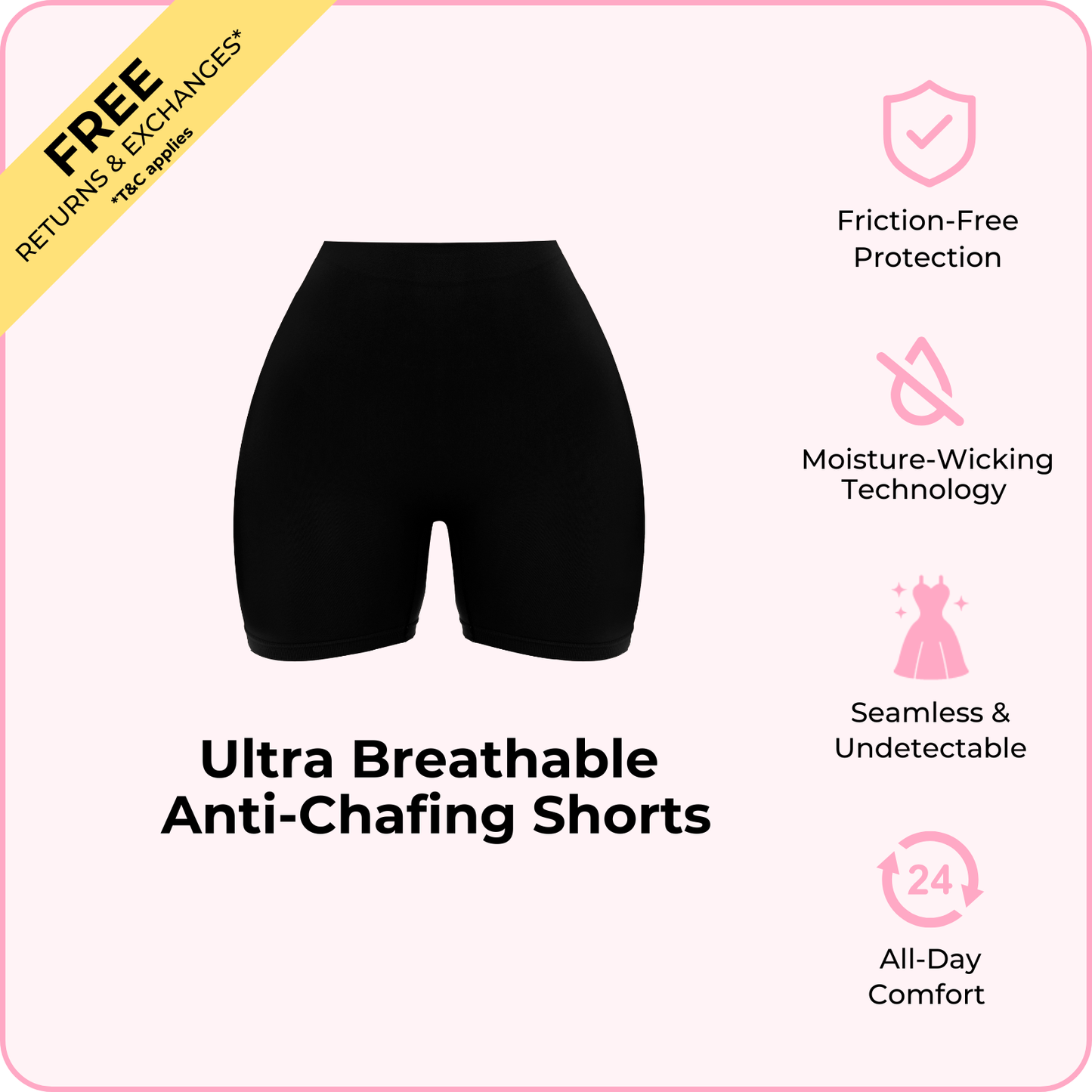 Ultra Breathable Anti-Chafing Shorts